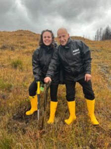 Kate Forbes MSP, Deputy First Minister of Scotland, and Councillor John Finlayson